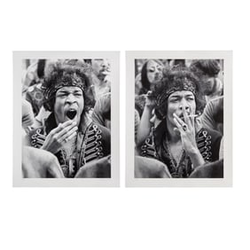Jimi Hendrix | 1967 Monterey Pop Festival Prints Signed by Photographer Colin Beard
