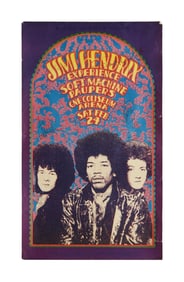 Jimi Hendrix Experience | 1968 Band Signed Canadian Poster