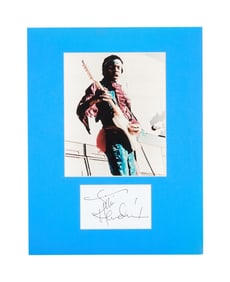 Jimi Hendrix | Signed Cut Sheet