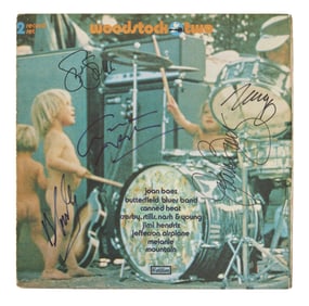 Woodstock Two | Multi-Signed Record Album Cover