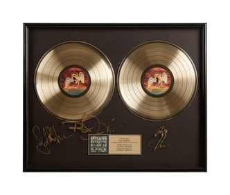 Led Zeppelin | Signed "Physical Graffiti" Sales Award