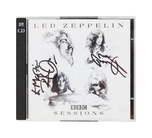 Led Zeppelin | Robert Plant And Jimmy Page Signed "BBC Sessions" CD