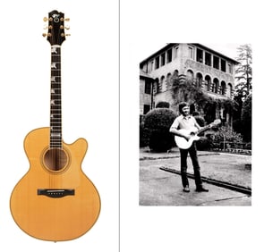 Eric Clapton | Owned and Played 1980 Santa Cruz FTC-15 Acoustic Guitar, Natural with Photo