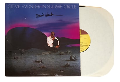 Stevie Wonder | Signed "In Square Circle" Record Album