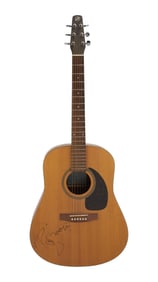 David Bowie | Signed Seagull S6 Acoustic Guitar from Bowie's Last Ever Australian Performance