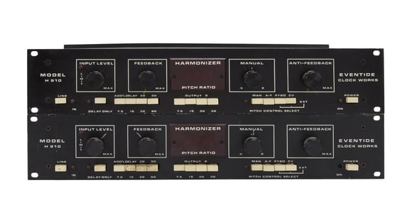 Frank Zappa | Two Eventide H910 Rack Mount Harmonizers with Manual