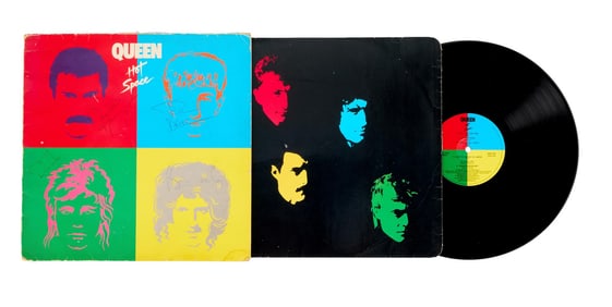 Queen | Band-Signed "Hot Space" Record Album