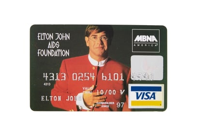 Elton John | 1999 Signed Commemorative Credit Card