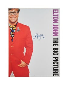 Elton John | Signed "The Big Picture" Poster