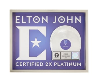 Elton John | RIAA Certified "Multi-Platinum" Sales Award For "Diamonds" Presented to Matt Bissonette
