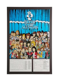 Elton John, Eric Clapton, Bill Wyman, Roger Daltrey, and More | Silver Clef All-Stars Signed Poster