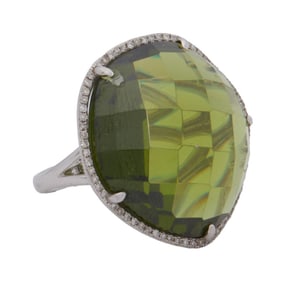 Christine McVie | Peridot And Diamond Ring