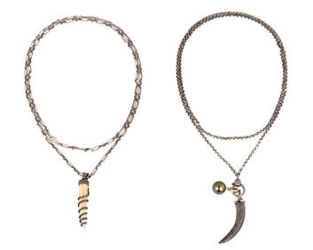 Christine McVie | 2018 iHeartRadio Music Festival Event-Worn Horn Necklace and Additional Necklace