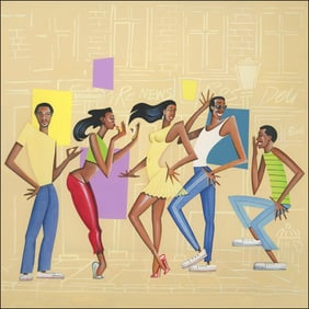 Chic | Nile Rodgers "Take it Off" Original Tony Wright Signed Album Cover Artwork