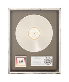 Lynyrd Skynyrd | Ronnie Van Zant RIAA Certified "Platinum" Sales Award for "Skynyrd's First and...