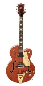 Chet Atkins | Signed 1957 Gretsch 6120 Chet Atkins Hollowbody Electric Guitar, Orange