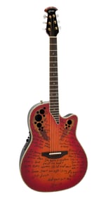 Melissa Etheridge | Owned and Inscribed Ovation Custom Elite C2078AX Acoustic Guitar
