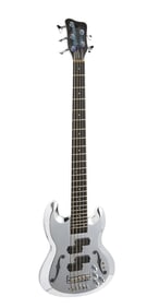 Alphonso Johnson | 2014 Warwick Jack Bruce Survivor Fretted Electric Five String Bass Guitar, Chrome