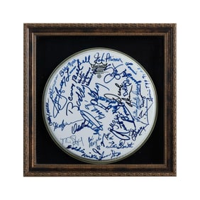 Blues Legends | Framed Multi-Artist Signed Drumhead