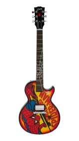 Stan Lee | Signed Gibson Web Slinger One Les Paul Junior with Spider Man Graphic