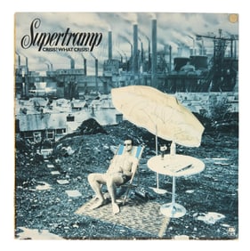 Supertramp | Signed "Crisis? What Crisis?" Record Album Cover