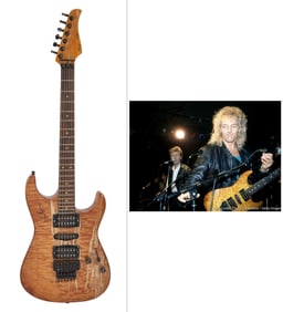 Peter Frampton | Photo Matched, Stage Played, and 2010 Tennessee Flood Damaged David Bowie Glass