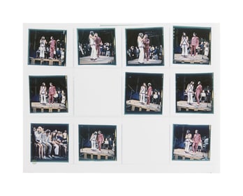 Sonny & Cher | 1966 "Beat Club" Negatives and Contact Sheet