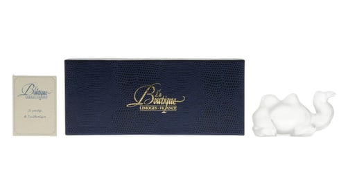 Cher | Personally-Owned Lalique Glass Figure of a Seated Camel