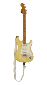 Yngwie Malmsteen | Stage Played Fender Stratocaster Guitar with Left Handed Neck, Vintage White