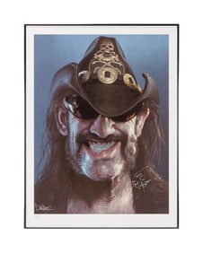 Lemmy Kilmister | Signed Limited Edition Sebastian Kruger Portrait Print