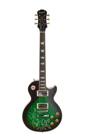 Slash | Signed and Doodled Epiphone Signature Les Paul Standard Electric Guitar, Anaconda Burst