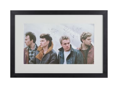 U2 | Framed Band-Signed "Unforgettable Fire" Tour Program