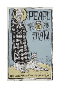 Pearl Jam | 1998 Artist Signed Original Ames Bros Brisbane Entertainment Center Concert Poster