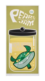 Pearl Jam | 1998 Artist Signed Original Ames Bros Deer Creek Music Center Concert Poster