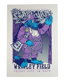 Pearl Jam | 2013 Artist Signed Original 2XL Ames Bros Wrigley Field Concert Poster