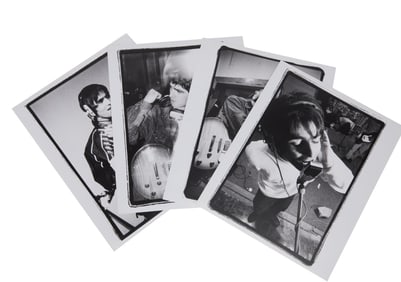 Oasis | Noel And Liam Gallagher 1993 Photos Signed By Photographer Michael Spencer Jones