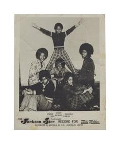 The Jackson Five | 1973 Signed EMI Promotional Photo