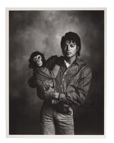 Michael Jackson | Signed Kenny Rogers "Your Friends and Mine" Book Page Photo