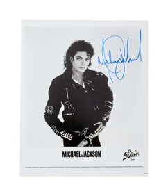 Michael Jackson | Signed "Bad" Publicity Photo