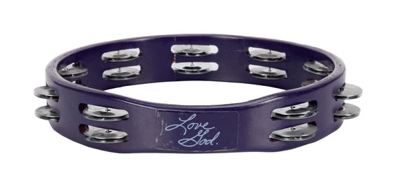 Prince | 1986 Stage-Played "Love God" Tambourine