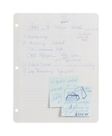 Madonna | Handwritten To-Do List with Post-Its