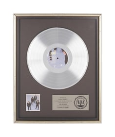 The Pretenders | RIAA Certified "Platinum" Award for "Learning to Crawl"