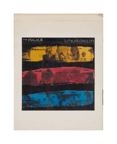 The Police | 1983 "Synchronicity" Original Concert Artwork