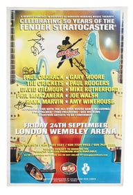 Amy Winehouse, Hank Marvin, Paul Rodgers, Paul Carrack and Joe Walsh | Signed 2005 Wembley Arena