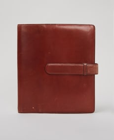 Hermes | 1980s Cognac Leather Notebook