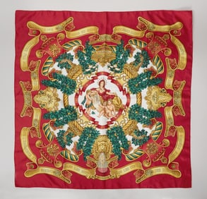 Hermes | "Europe" Silk Square Scarf