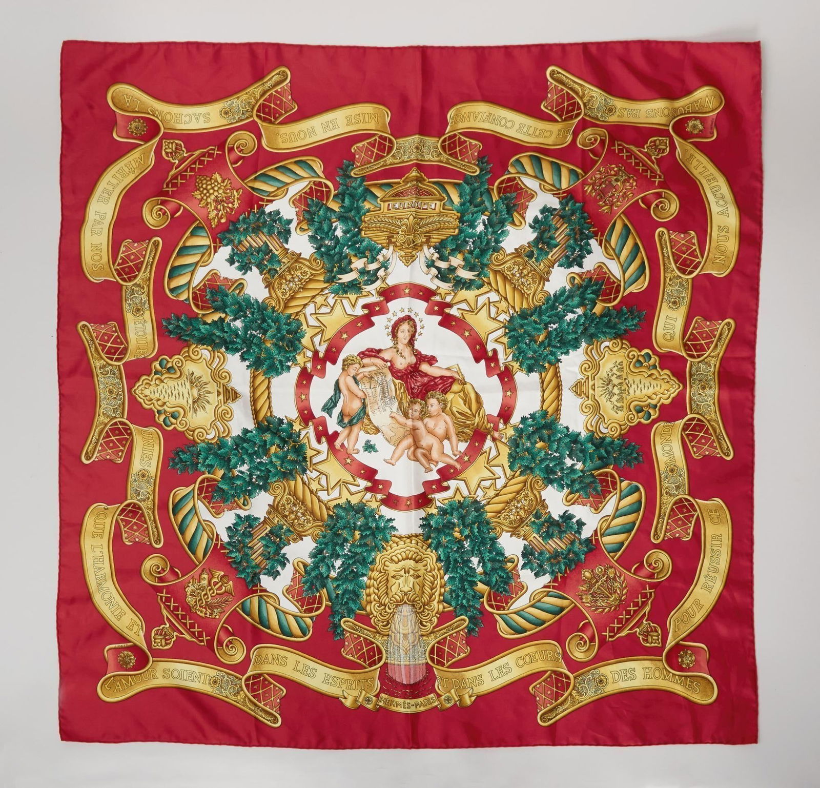 Hermes | "Europe" Silk Square Scarf (1 of 9)
