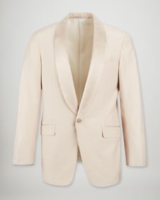 Ermenegildo Zegna | Champagne Silk and Wool Tuxedo Jacket