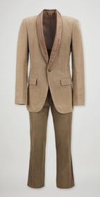 Tomoaki Okiniwa | Avant Garde Khaki Linen Tuxedo
