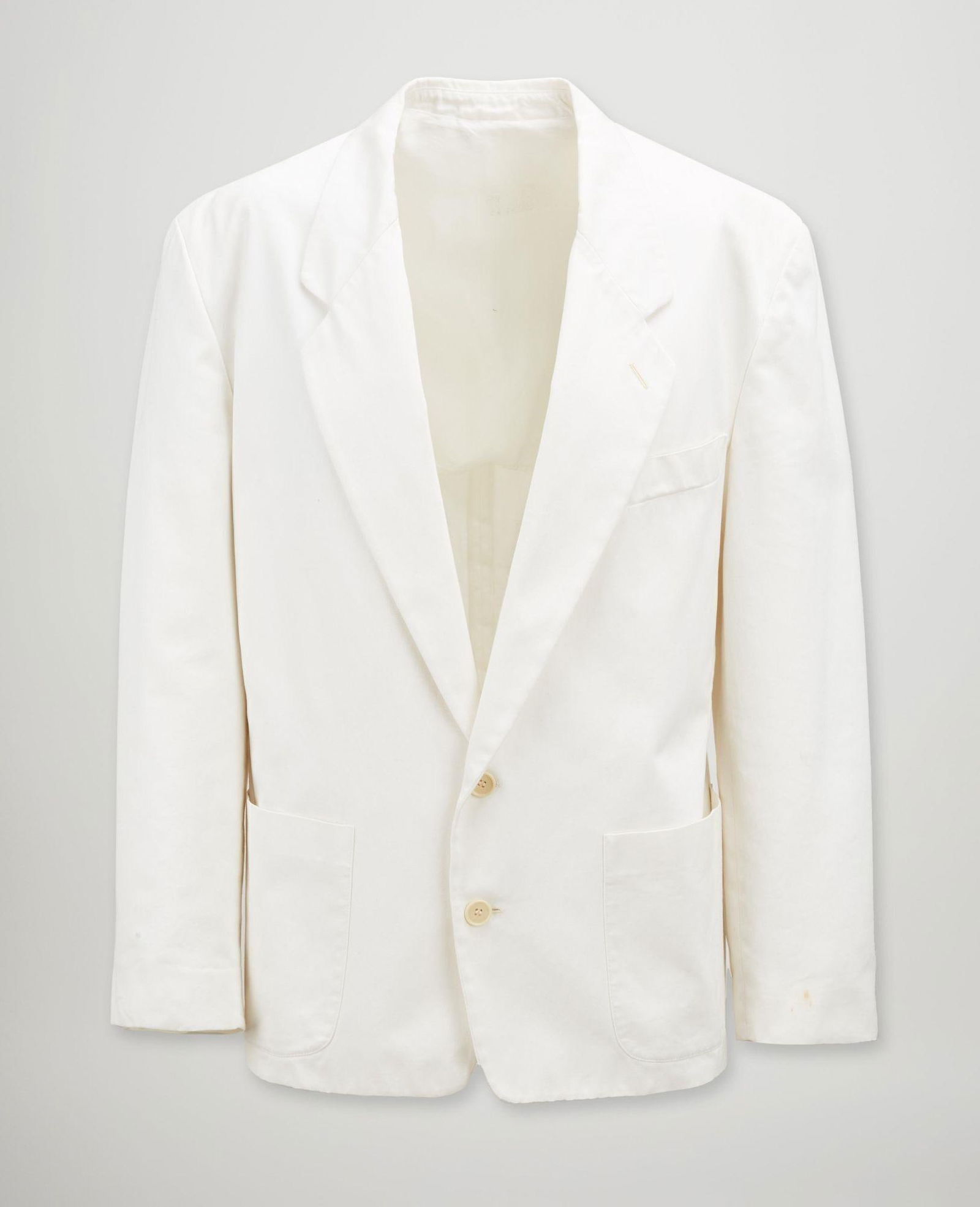 Byblos | 1980s white Cotton Summer Blazer (1 of 4)